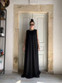 Black double layer dress Miro long