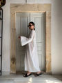 White cotton dress long Parthenis