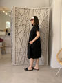 Black A line dress Alexia Raisi