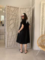 Black A line dress Alexia Raisi