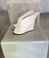 Fuga off white leather handmade shoes platform Italy Peter NOn 