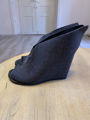 Lurex multi platform shoe handmade ITaly Peter NOn 