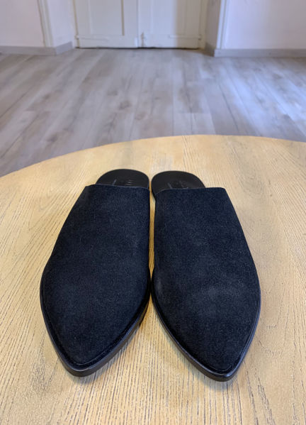 Handmade shoes suede leather mules Ulysses