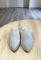 Grey mules Moroccan style handmade Ulysses