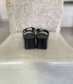 Hephaestus mules leather black and white Zeus Dione